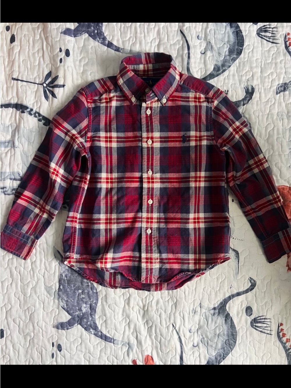 Ralph Lauren button up top